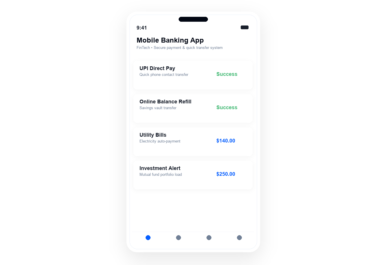 Secure wallet mobile application