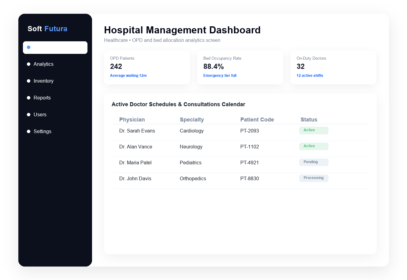 Smart Hospital Management System