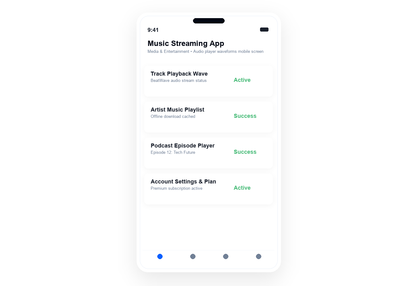 BeatWave Music Streaming App